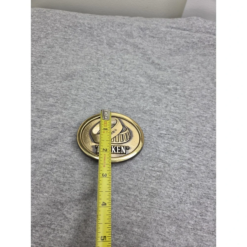 Rare Timken Bearings Solid Brass Industrial JadCo Belt Buckle